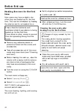 Preview for 46 page of Miele HR 1954-3 DF Operating Instructions Manual