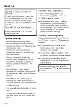 Preview for 116 page of Miele HR 1954-3 DF Operating Instructions Manual