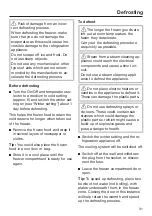 Preview for 31 page of Miele K 12010 S-2 Operating And Installation Instructions