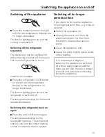 Preview for 19 page of Miele KFN 12823 SD ed Operating And Installation Instructions