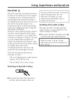 Preview for 25 page of Miele KFN 12823 SD ed Operating And Installation Instructions