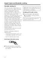 Preview for 20 page of Miele KFN 12943 SD cs Operating And Installation Instruction