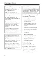 Preview for 32 page of Miele KFN 12943 SD cs Operating And Installation Instruction