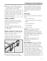 Preview for 27 page of Miele KFN 8700 SE ed Operating And Installation Manual