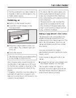 Preview for 29 page of Miele KFN 8700 SE ed Operating And Installation Manual