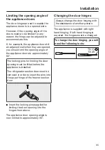 Preview for 95 page of Miele KFNS 37692 iDE-1 Operating And Installation Instructions