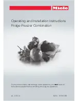 Preview for 1 page of Miele KFNS 37692 iDE Operating And Installation Instructions