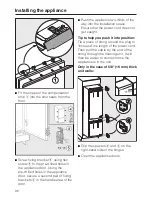 Preview for 98 page of Miele KFNS 37692 iDE Operating And Installation Instructions