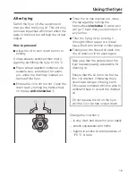 Preview for 19 page of Miele KM 402 Operating Instructions Manual