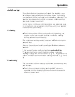 Preview for 23 page of Miele KM 5854 Operating And Installation Instructions