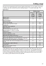 Preview for 27 page of Miele KM 6113 Operating And Installation Instructions