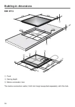 Preview for 58 page of Miele KM 6113 Operating And Installation Instructions