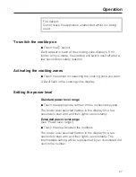 Preview for 27 page of Miele KM 6304 Operating And Installation Instructions