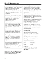 Preview for 78 page of Miele KM 6350 Operating And Installation Instructions