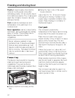 Preview for 22 page of Miele KWF 7510 SNE ed 3 Operating And Installation Manual