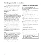 Preview for 10 page of Miele KWFN 8705 SE ed Operating And Installation Instruction