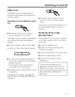 Preview for 13 page of Miele KWFN 8705 SE ed Operating And Installation Instruction