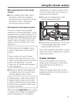 Preview for 25 page of Miele KWFN 8705 SE ed Operating And Installation Instruction