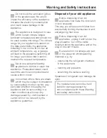 Preview for 11 page of Miele KWFN 8706 SE ED-1 Operating And Installation Instructions