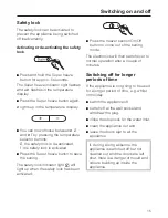 Preview for 15 page of Miele KWFN 8706 SE ED-1 Operating And Installation Instructions