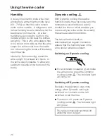 Preview for 20 page of Miele KWFN 8706 SE ED-1 Operating And Installation Instructions