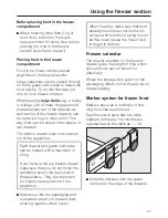 Preview for 27 page of Miele KWFN 8706 SE ED-1 Operating And Installation Instructions