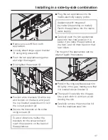 Preview for 47 page of Miele KWFN 8706 SE ED-1 Operating And Installation Instructions