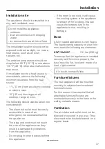 Preview for 37 page of Miele KWT 16 Operating And Installation Instructions