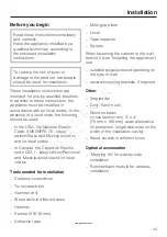 Preview for 43 page of Miele KWT 16 Operating And Installation Instructions