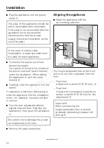 Preview for 52 page of Miele KWT 16 Operating And Installation Instructions