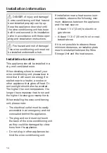 Preview for 14 page of Miele KWT 2601 SF Operating And Installation Instructions