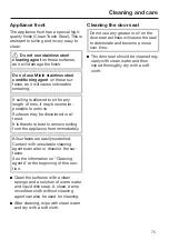 Preview for 75 page of Miele KWT 2601 SF Operating And Installation Instructions