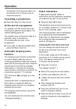 Preview for 40 page of Miele M 2230 SC Operating Instructions Manual