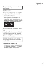 Preview for 41 page of Miele M 2230 SC Operating Instructions Manual