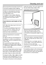 Preview for 57 page of Miele M 2230 SC Operating Instructions Manual