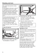 Preview for 58 page of Miele M 2230 SC Operating Instructions Manual