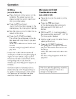 Preview for 30 page of Miele M 316 E Operating Instructions Manual