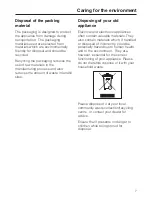 Preview for 7 page of Miele M 6012 SC Operating Instructions Manual