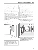 Preview for 31 page of Miele M 6012 SC Operating Instructions Manual