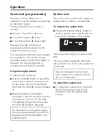 Preview for 36 page of Miele M 6012 SC Operating Instructions Manual