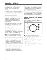 Preview for 38 page of Miele M 6012 SC Operating Instructions Manual