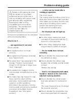 Preview for 65 page of Miele M 6012 SC Operating Instructions Manual