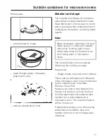 Preview for 17 page of Miele M 625-42 EGR Operating Instructions Manual