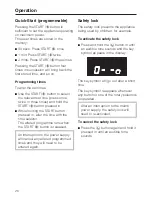 Preview for 26 page of Miele M 625-42 EGR Operating Instructions Manual