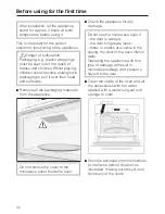 Preview for 32 page of Miele M 6262 TC Operating Instructions Manual