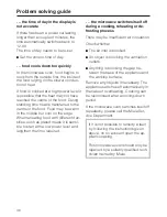 Preview for 46 page of Miele M 638 EC Operating Instructions Manual