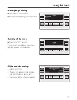 Preview for 27 page of Miele MasterChef H 395 B Operating And Installation Instructions