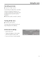 Preview for 25 page of Miele MasterChef H 4780 B Operating And Installation Instructions