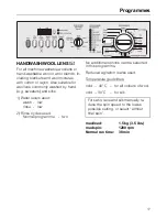 Preview for 17 page of Miele NOVOTRONIC W 1918 Operating Instructions Manual