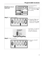 Preview for 25 page of Miele NOVOTRONIC W 1918 Operating Instructions Manual